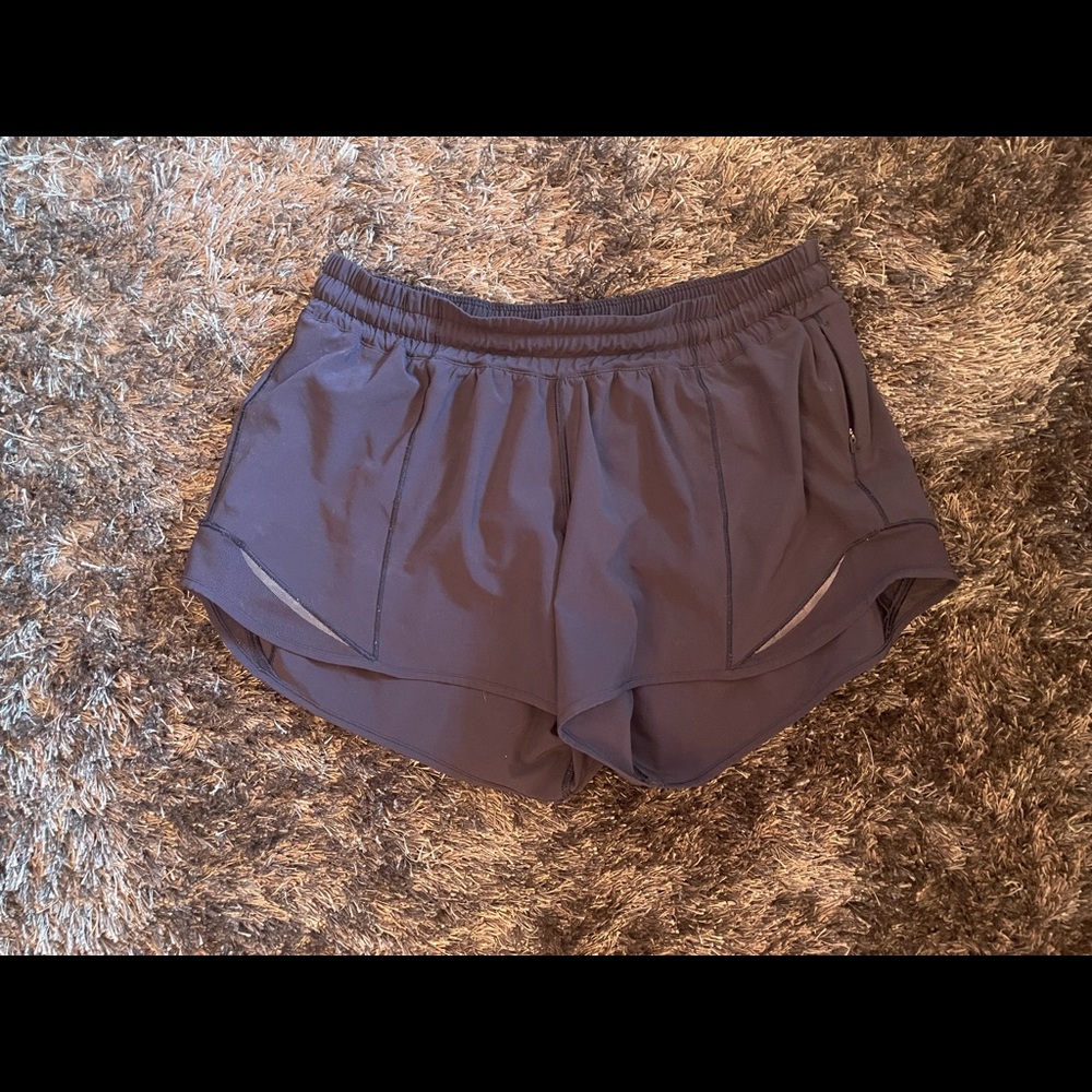 true navy hotty hot shorts 4”